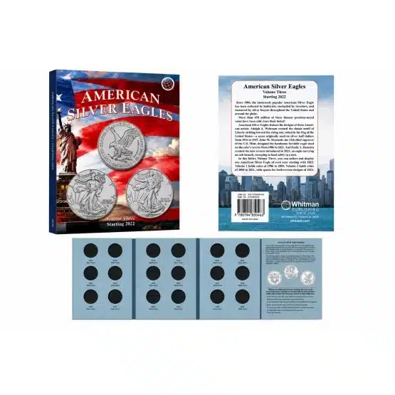 Official Whitman American Silver Eagle Folder Volume 3-20100