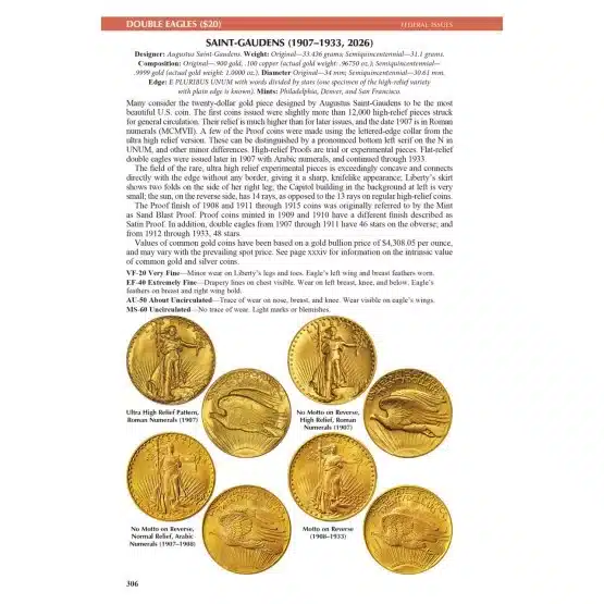 Red Book with updated coin values page 306-21752
