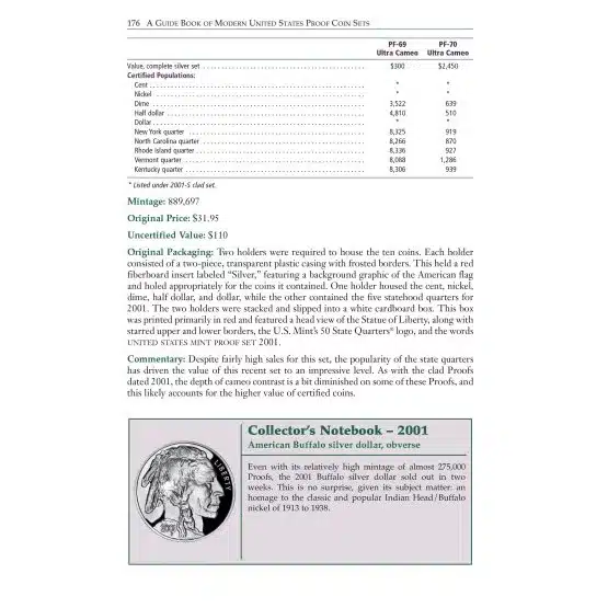 United States proof coin sets guide page 176-21553