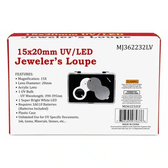 Rear of box packaging, Information and UPC view-20630