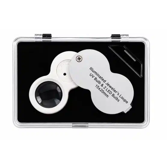 illuminated 15x jeweler loupe-20630