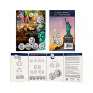 Whitman 250th Anniversary coin folder-20158TN