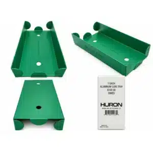 Huron green tray multiple views - 21034