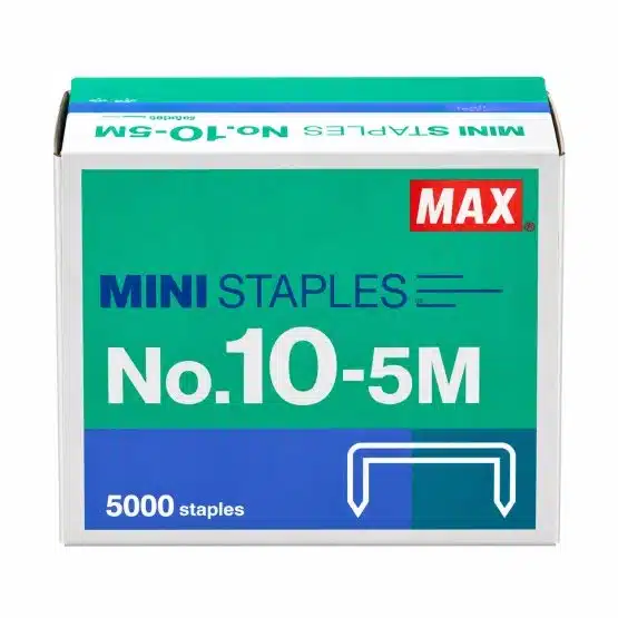 MAX 10-5M mini staples 5,000 count box-20032